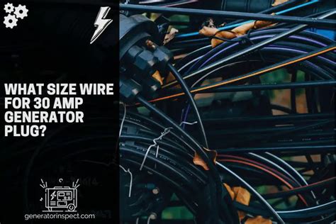 What Size Wire For 30 Amp Generator Plug Generatorinspect