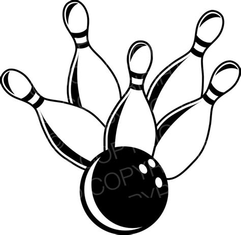Bowling Clipart Black And White 20 Free Cliparts Download Images On