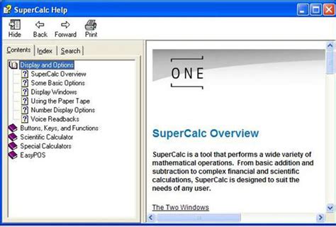 Supercalc Calculator Software Download For Pc
