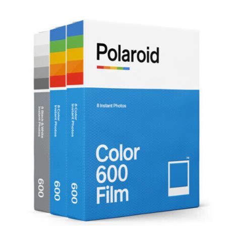 Polaroid Instant Film Triple Pack For 600 Cameras Colorandbw Ebay