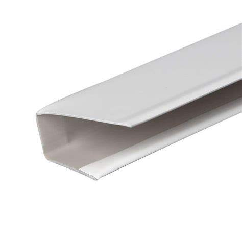 Amerimax Home Products 15 In X 12 Ft White Aluminum J Channel Trim