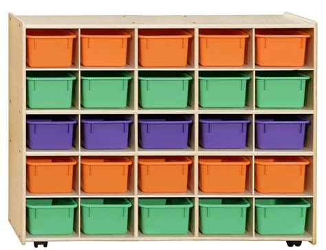 Wood Designs Contender 25 Compartment Cubby With Trays Wayfair