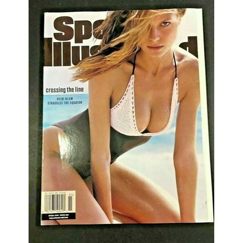Heidi Klum Sports Illustrated Swimsuit Winter 1998 Magazine No Etsy