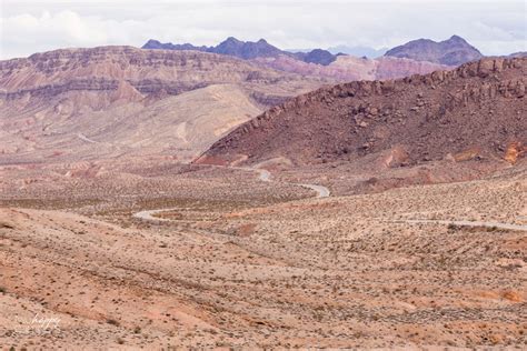 Scenic Drive Northshore Road At Lake Mead National Recreation Area