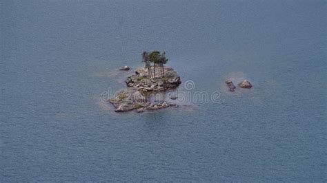 Island In Lake Diablo Washington State Usa Stock Photo Image Of