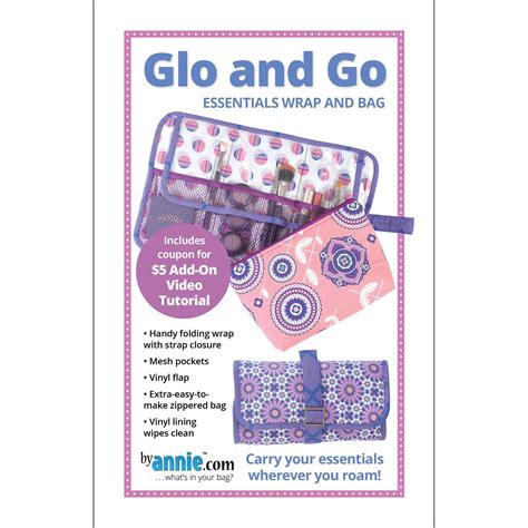 Glo And Go Sewing Pattern Essentials Wrap Bag Etsy Bag