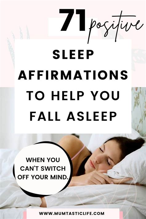 71 Positive Affirmations For Sleep To Help You Fall Asleep Well