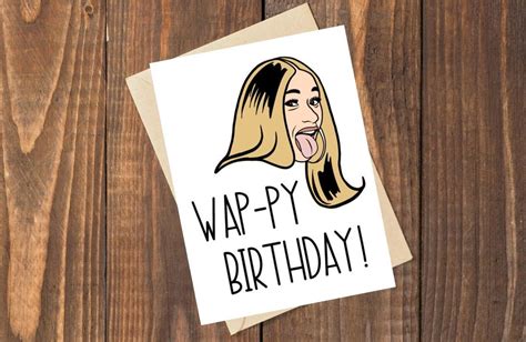 Funny Dirty Birthday Card For Him Or For Her Happy Birthday Etsy