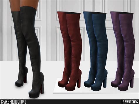 The Sims Resource Shakeproductions 655 High Heel Boots
