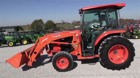 2013 Kubota L6060 Tractor W Cab And Loader Clean Low Hours For Sale