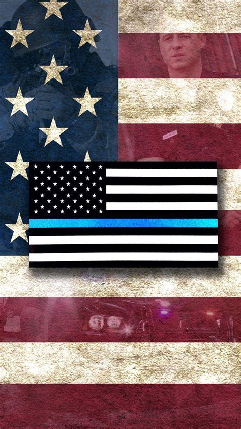 Police Flag Wallpapers Top Free Police Flag Backgrounds Wallpaperaccess