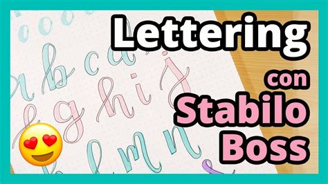 Lettering Con Stabilo Boss ️ Youtube