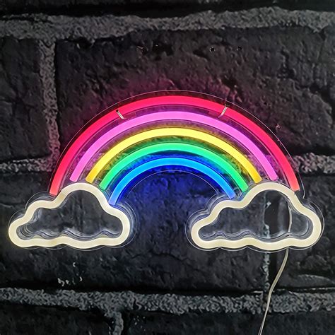 New Rainbow Neon Sign Led Wall Art Wn12 Uncle Wieners Wholesale