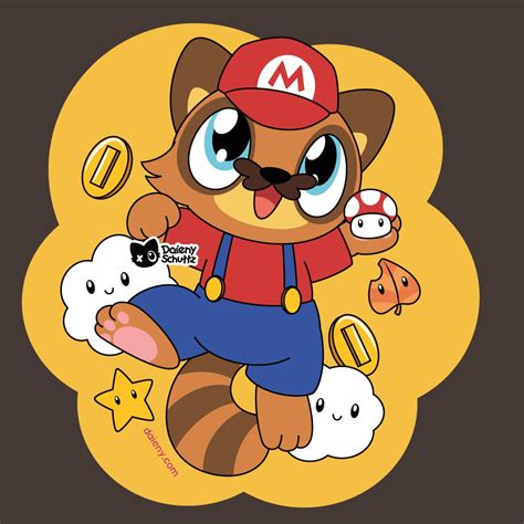 Raccoon Mario By Daieny On Deviantart