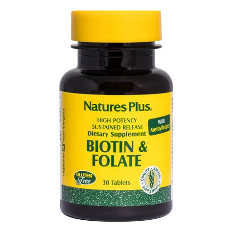 Biotin Folic Acid Sr Tab 30 Graces Nutrition