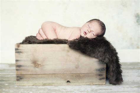 Chocolate Brown Mongolian Fur Photography Prop Rug Newborn Baby