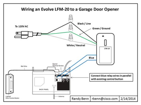 Garage Door Opener Wiring Diagram
