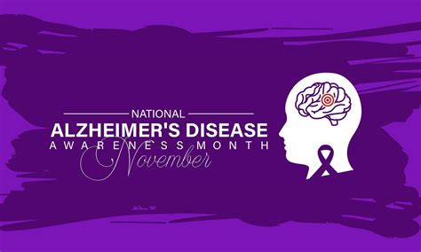 Alzheimer S Disease Awareness Month Is Observed Every Year In November Holiday Concept