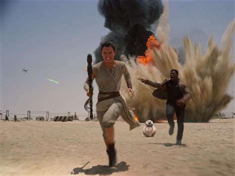 The Force Awakens Scenes In D With Recreation Of Imax Scene Released Original