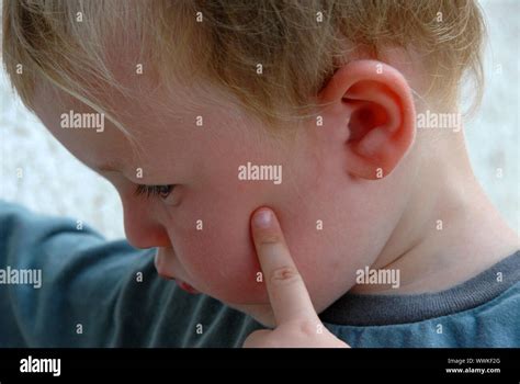 Blond Boy Sulking Hi Res Stock Photography And Images Alamy