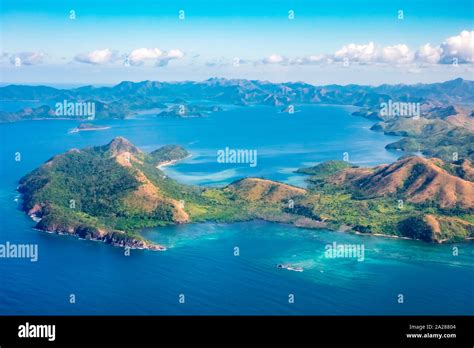 Aerial View Of Busuanga Island Coron Palawan Philippines Stock Photo