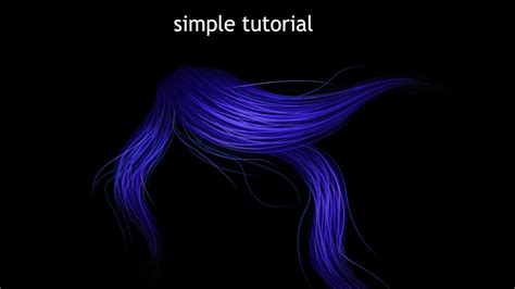 How to draw realistic hair in pencil. Simple Smudge Painting Hair Tutorial Photoshop CS6 - YouTube