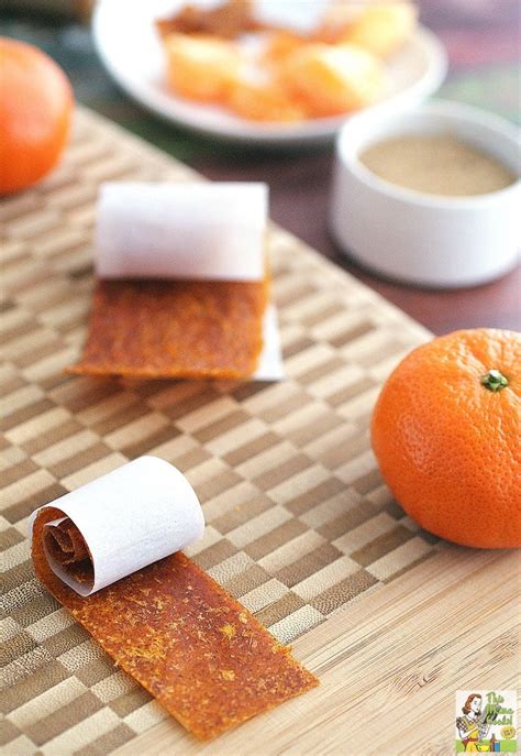Orange Fruit Leather Recipe This Mama Cooks On A Diet