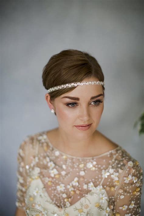 How To Style Wedding Hair Accessories With Short Hair By Debbie Carlisle Bridal Fashion