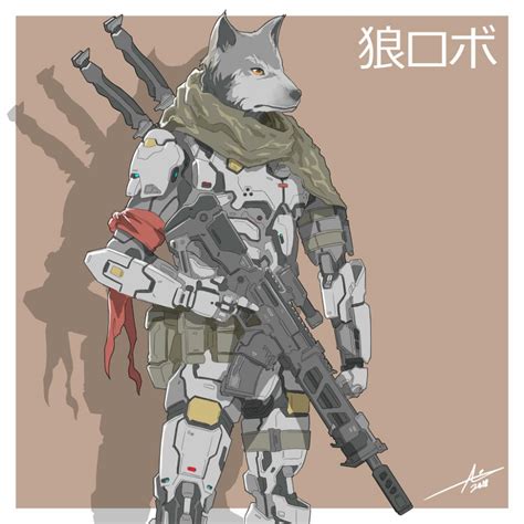 Mecha Animals Wolf By Aiyeahhs On Deviantart Cyberpunk Art Mecha
