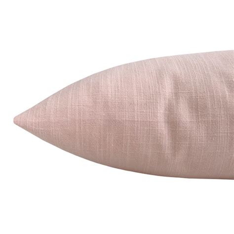 Vintage kissen landhausstil dekokissen sofakissen inkl fullung stuhlkissen. Kissenhülle rosa DYED altrosa uni einfarbig Leinenstruktur ...