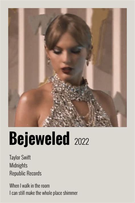 Bejeweled Poster In 2022 Taylor Swift Posters Taylor Swift Taylor