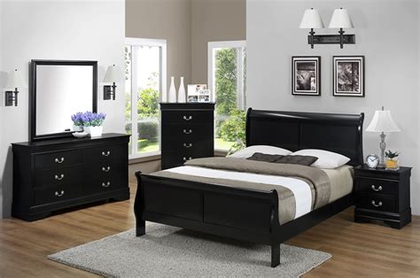 Maybe you would like to learn more about one of these? Louis Phillip Collection Bedroom Set, Black Finish B3950 ...