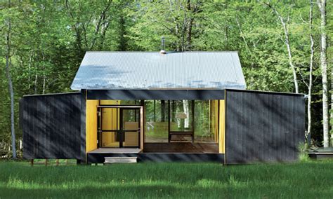 Learn about 6 us companies' takes on prefabricated (modular) cottages and cabins with pricing information and. Small Prefab Homes and Cabins Prefab Cottage Homes, modern cabin homes - Treesranch.com