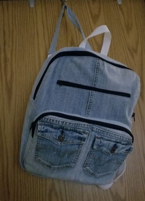 Diy Backpack From Old Jeans