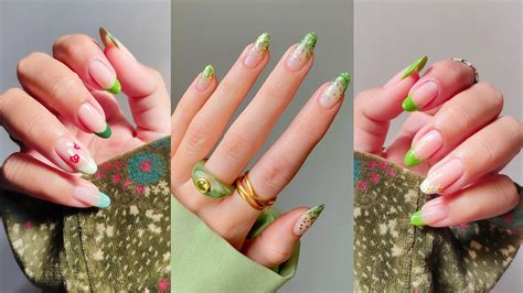 10 Diseños De Uñas En Color Verde Para Brillar En Primavera 2022 Glamour