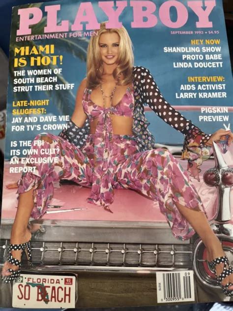 Playboy Magazine September Women Of Miami Linda Doucett