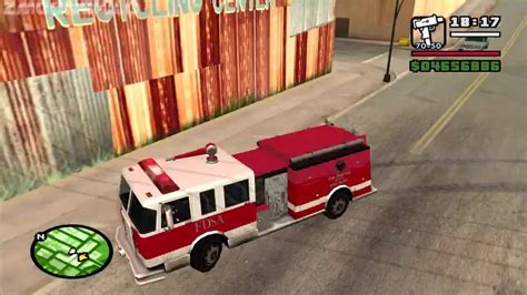 Gta San Andreas Where Does The Fire Truck Go After Putting Out A Fire