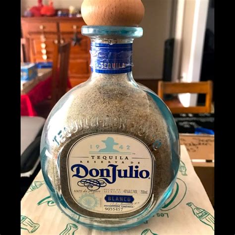 Don Julio Accents Don Julio Blanco Tequila Blue Glass Bottle 75ml