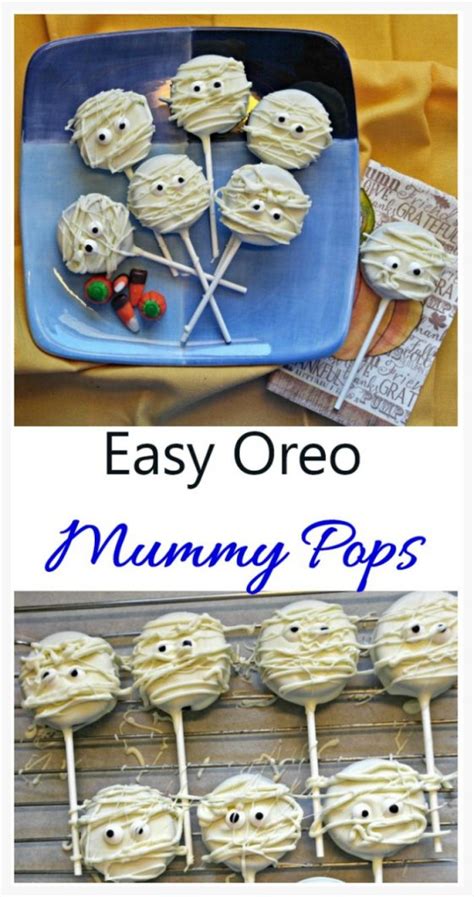 Oreo Cookie Pops Halloween Mummy Cookie Pop Recipe