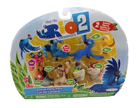 Rio 2 Movie Carnival Party Pack Mini Figures Set 8 Pack Buy Online In