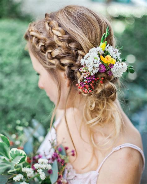 28 braided wedding hairstyles we love martha stewart weddings