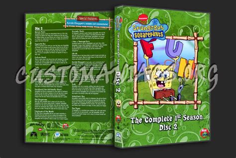 Spongebob Squarepants Season 1 Disc 2 Dvd Cover Dvd