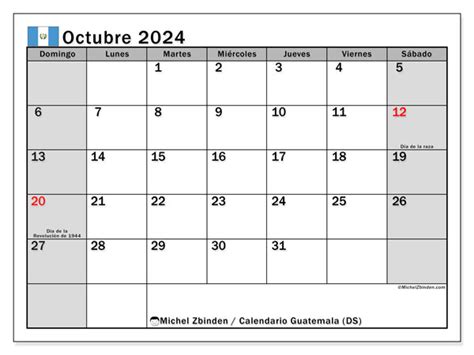 Calendário Para Imprimir Guatemala Michel Zbinden Pt