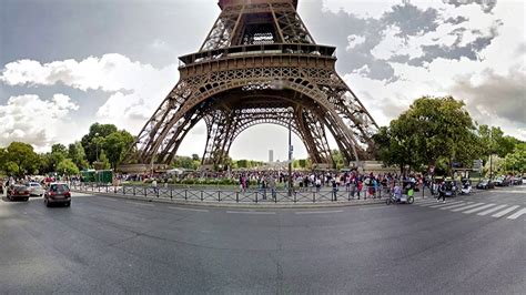 Eiffel Tower Paris Hd 360 Degree View Youtube