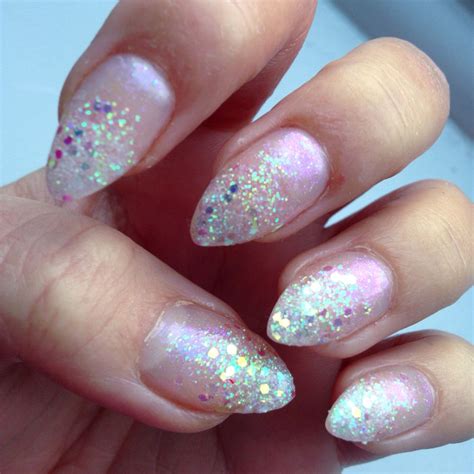 My Nails Iridescent Hologram Nails Nailart Glitter Cute Girly Shiny Fun