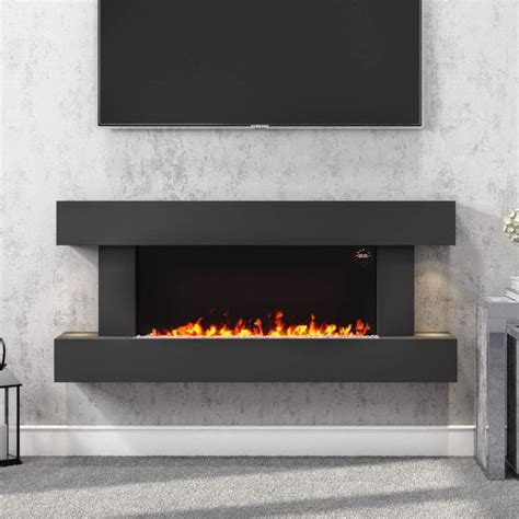 Contemporary Fireplaces Electric Fireplace Suites Wall Mount