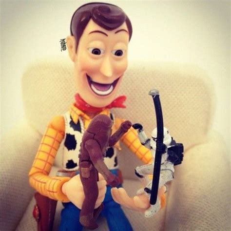 Woody Plays Star Wars Woody Baileys Graphic Artist Toy Story
