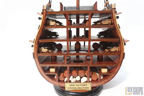 Model Ships Antiques Maritime HMS Victory Cross Section Handcrafted