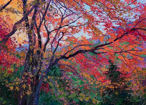 Dance Of Autumn Purchase Contemporary Impressionism Prints By Erin Hanson
