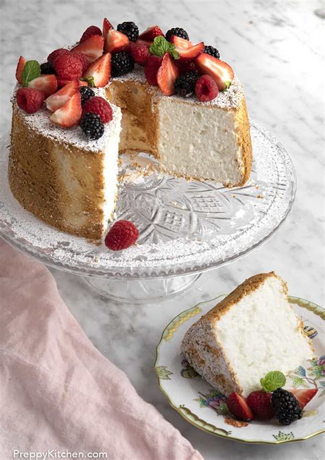 • an angel food cake 'tube' pan works best for this recipe. This delicious angel food cake is light as air, soft as ...